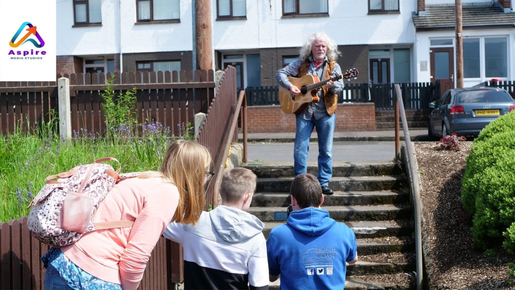 Behind the music video produced in the community